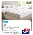 Sommer-Daunendecke von Ribeco im aktuellen ALDI SÜD Prospekt für 59,99 €