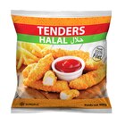 Tenders de poulet Halal surgelés dans le catalogue Carrefour