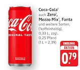 Coca-Cola Original Taste Angebote von Coca-Cola bei EDEKA Stockach für 0,79 €