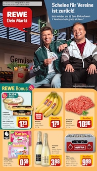 REWE Prospekt Dein Markt mit 32 Seiten