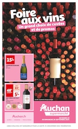 Prospectus Auchan Supermarché, "Foire aux vins",  pages, 10/09/2024 - 29/09/2024