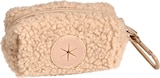 Kotbeuteltäschchen aus Polyester/Teddy, beige (10,5x5,5x5,5 cm) im dm-drogerie markt Prospekt zum Preis von 5,95 €