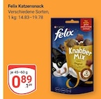 Aktuelles Katzensnack Knabber Mix Angebot bei GLOBUS in Mannheim ab 0,89 €