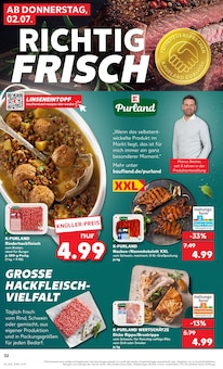 Schweinefleisch im Kaufland Prospekt "Hier bin ich richtig" mit 75 Seiten (Rostock)