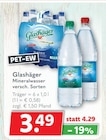Mineralwasser Angebote von Glashäger bei Getränkeland Heidebrecht Rostock für 3,49 €