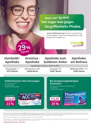 Arzneimittel Angebot & Preis im aktuellen mea - meine apotheke Prospekt Arzneimittel Angebot im aktuellen mea - meine apotheke Prospekt auf Seite 1