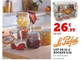 Promo Lot de 11+1 bocaux 0,5 L à 26,99 € dans le catalogue Super U à Publier