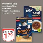 Aktuelle Felix Katzenfutter Angebote bei GLOBUS in Mannheim Aktuelles Soup Angebot bei GLOBUS in Mannheim ab 1,79 €