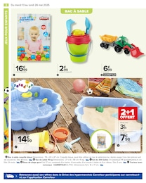 Prix et réduction Sable Bac À Sable dans le prospectus Carrefour en cours Offre Sable Bac À Sable dans le catalogue Carrefour du moment à la page 4