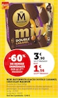 Mini Bâtonnets Glacés Double Caramel Chocolat - Magnum en promo chez Super U Mini Bâtonnets Glacés Double Caramel Chocolat - Magnum dans le catalogue Super U