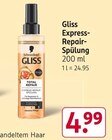 Express-Repair-Spülung von Gliss im aktuellen Rossmann Prospekt für 4,99 €