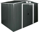 Metall-Gerätehaus Eco Shed 8 x 6 Angebote von DuraMax bei Globus-Baumarkt Trier für 259,00 €