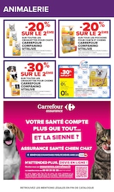 Promos Croquettes Chien dans le catalogue "CARREFOUR" de Carrefour Croquettes Chien en promo dans le catalogue Carrefour à la page 56