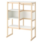 Regal Kiefer weiß gebeizt, hell/weiß im Angebot bei IKEA in Aalen Regal Kiefer weiß gebeizt, hell/weiß Angebote von FLISAT bei IKEA Aalen für 99,99 €