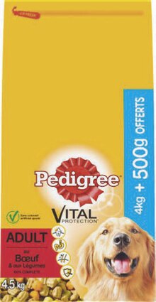 Croquettes pour chien adulte au bœuf & aux légumes - Spar à Toulouse Croquettes pour chien adulte au bœuf & aux légumes en promo chez Spar Toulouse à 8,29 €