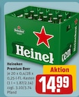 Premium Beer Angebote von Heineken bei REWE Geislingen für 14,99 €