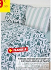Promo Parure housse de couette coton flanelle + 2 taies à 19,99 € dans le catalogue Stokomani à Les Mesneux