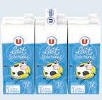 Lait uht demi-écrémé - U en promo chez U Express Brest à 4,75 €