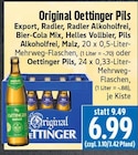 Export, Radler, Radler Alkoholfrei, Bier-Cola Mix, Helles Vollbier, Pils Alkoholfrei, Malz Angebote von Oettinger bei EDEKA Gießen für 6,99 €