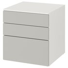 Kommode mit 3 Schubladen weiß/grau im Angebot bei IKEA in Kleve Kommode mit 3 Schubladen weiß/grau Angebote von SMÅSTAD / PLATSA bei IKEA Kleve für 126,00 €