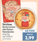 Quiche Lorraine im Angebot bei aktiv & irma in Oldenburg Quiche Lorraine Angebote von Steinhaus bei aktiv & irma Oldenburg für 2,99 €