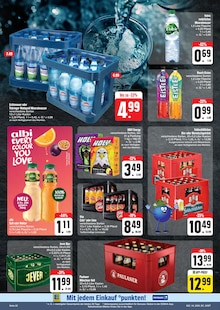 Wasser im aktuellen E center Prospekt (Chemnitz) Wasser im E center Prospekt "Wir lieben Lebensmittel!" mit 28 Seiten (Chemnitz)