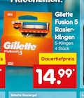 Fusion 5 Rasierklingen Angebote von Gillette bei Netto Marken-Discount Saarbrücken für 14,99 €