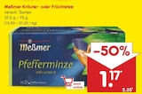 Kräuter- oder Früchtetee von Meßmer für 1,17 € bei Netto Marken-Discount im Angebot Kräuter- oder Früchtetee von Meßmer im aktuellen Netto Marken-Discount Prospekt
