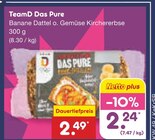 Das Pure Banane Dattel Angebote von TeamD bei Netto Marken-Discount Paderborn für 2,24 €