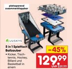 5 in 1 Spieltisch Ballzauber im Angebot bei Netto Marken-Discount in Rostock 5 in 1 Spieltisch Ballzauber Angebote von JUSKYS bei Netto Marken-Discount Rostock für 129,99 €