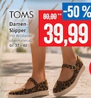 Damen-Slipper Angebote von TOMS bei Kaufhaus Stolz Neubrandenburg für 39,99 €