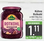 Rotkohl im Angebot bei E center in Regensburg Rotkohl Angebote von Kühne bei E center Regensburg für 1,11 €