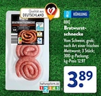 Bratwurstschnecke von BBQ im aktuellen ALDI SÜD Prospekt für 3,89 €