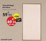 Toile 3D Roger - Maxi Bazar Toile 3D Roger à 49,99 € dans le catalogue Maxi Bazar