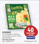 Schnittkäse von Grünländer für 2,69 € bei E center im Angebot Schnittkäse von Grünländer im aktuellen E center Prospekt