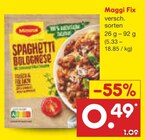 Fix Spaghetti Bolognese Angebote von Maggi bei Netto Marken-Discount Witten für 0,49 €