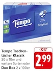Aktuelles Taschentücher Klassik Angebot bei EDEKA in Saarbrücken ab 2,99 €