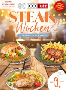 Gutscheine im XXXLutz Möbelhäuser Prospekt "STEAK Wochen" mit 12 Seiten (Essen)