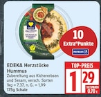Hummus im Angebot bei EDEKA in Berlin Hummus Angebote von EDEKA Herzstücke bei EDEKA Berlin für 1,29 €