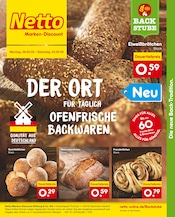 Aktueller Netto Marken-Discount Discounter Prospekt in Hallbergmoos und Umgebung, "DER ORT MIT ÜBER 60 OFENFRISCHEN BACKWAREN." mit 2 Seiten, 28.04.2025 - 03.05.2025