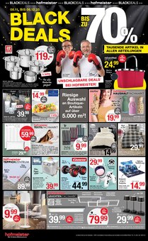 Kopfkissen im aktuellen hofmeister Prospekt (Stuttgart) Kopfkissen im hofmeister Prospekt "BLACK DEALS" mit 12 Seiten (Stuttgart)