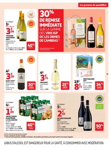 Promotion Vin Bio dans le prospectus Auchan Hypermarché, valable du 22/09/2026 au 04/10/2026 Promo Vin Bio dans le catalogue Auchan Hypermarché du moment à la page 45