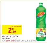 Fleur de colza - Lesieur en promo chez Intermarché Poitiers à 2,59 €