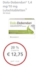 Dolo-Dobendan 1,4 mg/10 mg Lutschtabletten bei LINDA im Aschaffenburg Prospekt für 12,75 €
