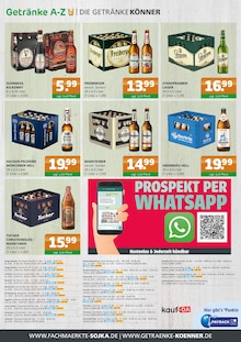 Bier im aktuellen Getränke A-Z Prospekt (Eberswalde) Bier im Getränke A-Z Prospekt "DIE GETRÄNKEKÖNNER" mit 4 Seiten (Eberswalde)