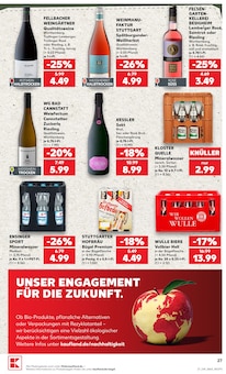 Wasser im Kaufland Prospekt "Hier bin ich richtig" mit 70 Seiten (Stuttgart)