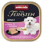 Animonda Dog Vom Feinsten Schlemmerkern mit Huhn, Ei & Schinken 150 g bei Zookauf im Kaarst Prospekt für 0,79 €
