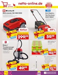 Staubsauger im Netto Marken-Discount Prospekt "Aktuelle Angebote" mit 69 Seiten (Osnabrück)