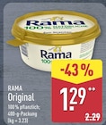 Original Angebote von Rama bei ALDI Nord Potsdam für 1,29 €