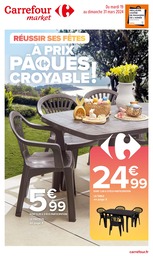 Prospectus Carrefour Market à Magnac-Laval, "Réussir ses fêtes à prix Pâquescroyable !", 12 pages, 19/03/2024 - 31/03/2024